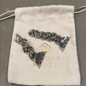 Kendra Scott Silver Apple Watch band